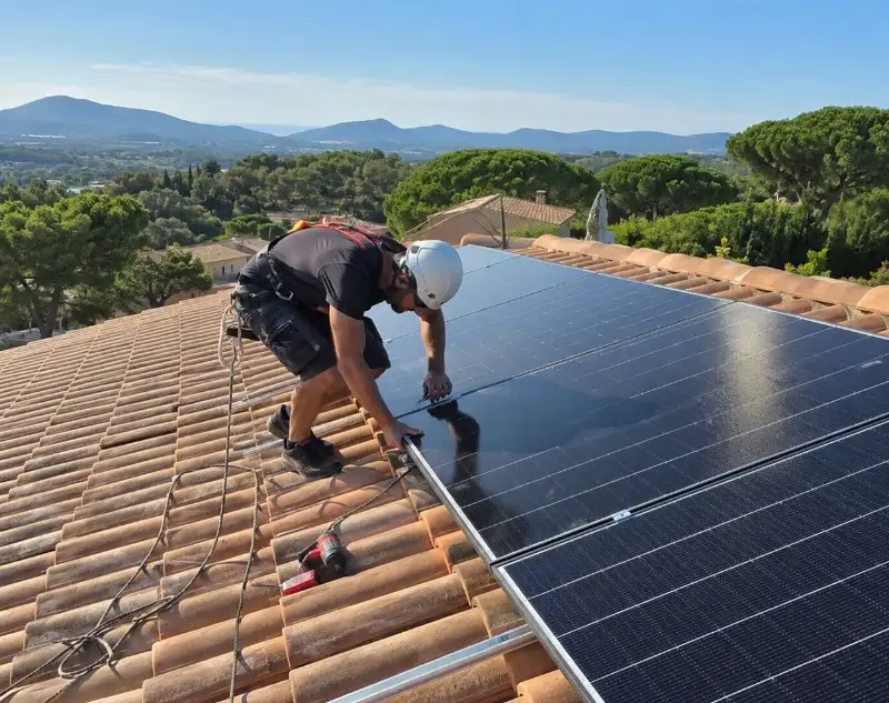 Installateur panneaux solaires La Bastidonne — pose photovoltaïque sur toiture